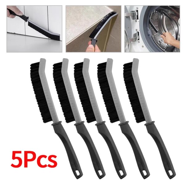 1/2/3/4/5pcs Durable Grout Gap Cleaning Brush Hard-Bristled Crevice Cleaning Cleaner Kitchen Toilet Tile Joints Cleaning Tools