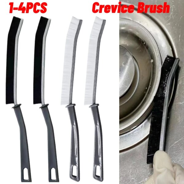 1-4PCS Hard-Bristled Crevice Bristled Grout Cleaner Scrub Brush Deep Tile Joints Crevice Gap Cleaning Brush Tool For Floor Line