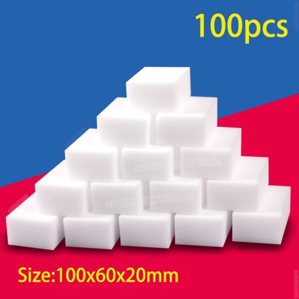 100*60*20mm Melamine Sponge Magic Sponge Eraser Melamine Sponge Cleaner Cleaning Sponge for Kitchen Bathroom Cleaning Tools