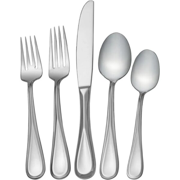 101-Piece 18/10 Stainless Steel Flatware Set, 101pc