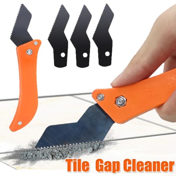 Tungsten Carbide Cutter Blade for Tile Gap Grout Cleaning Remover Wall Floor Tiles Joint Cleaner Wallpaper Paint Scraper Tool