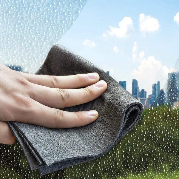 1PC Thickened Microfiber Surface Magic Cleaning Cloth Instant Polishing Household For Glass Windows Mirrors Car