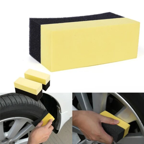 1pc Auto Wheels Brush Sponge Tools Applicator Special For Tire Hub Cleaning