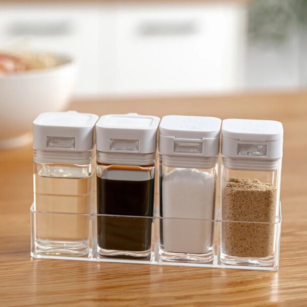 1pc Seasoning Bottle set, Oil Bottle,Salt and Seasoning Storage Bottle, Combination Set,Portable spice jar sets,Kitchen Supplies