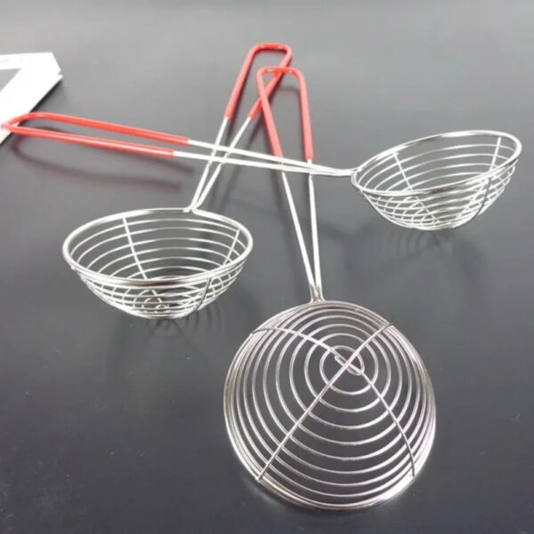 1pcs New Design Wholesale Stainless Steel Pearl Tapioca Pearl Colander Tea Set Utensil Colander Metal Strainer