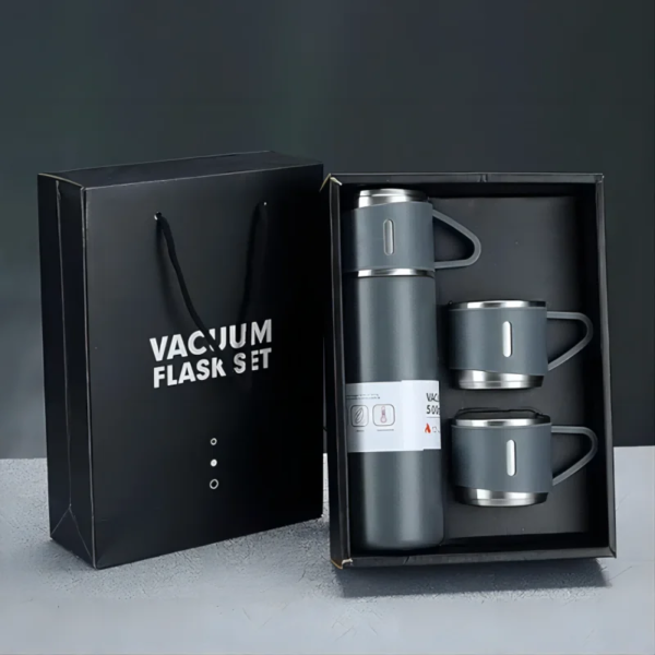 500ml Portable 304 Stainless Steel Thermos Bullet Cup Coffee Mug Gift Set Water Bottle Double Wall Thermos Cup