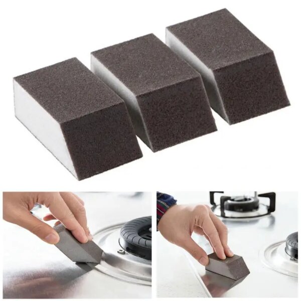 Alumina Emery Strong Sponge Cleaning Brush Dish Bowl Washing Sponge Kitchen Pot Pan Window Glass Cleaner Tools Except Rust