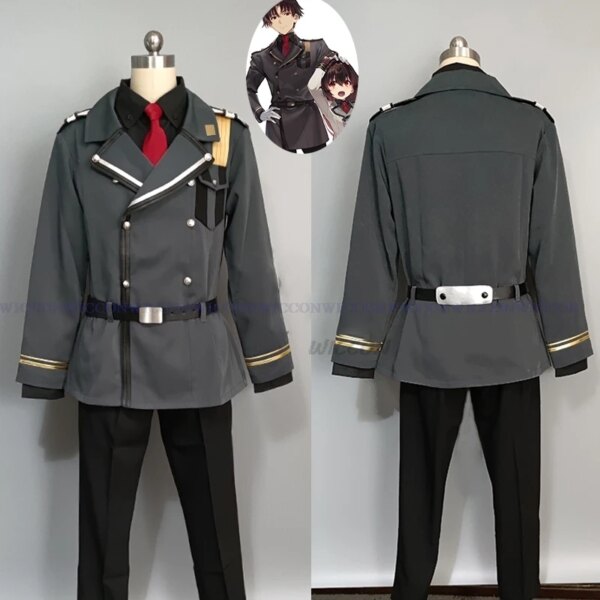 Anime 86 Eightysix cos Shinei Nouzen Cosplay Costume Anime 86-Eighty Six- Cosplay Men Cosplay Uniform Shinei Nozen Uniform Suit