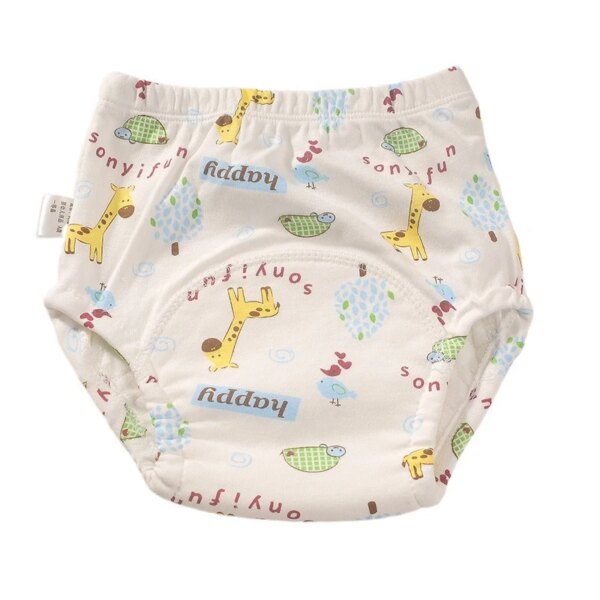 Baby Breathable Training Pants Hats Six Layers Reusable Ecological Diapers Cotton Waterproof Washable Cloth Eco-friendly Diaper