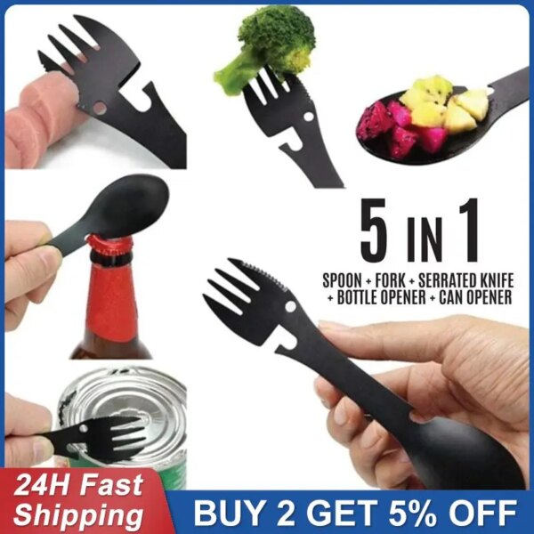 Black Cutlery Spoon Durable Tableware 45g Stainless Steel Spoon Not Easily Damaged Cutlery Spoon Set Stainless Steel Fruit Fork