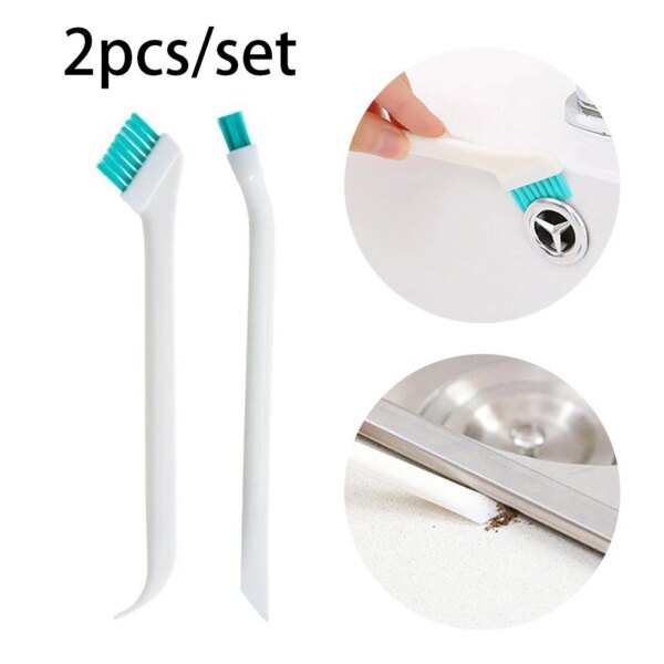 Cleaning Brush Set Portable Long-handled Baby Bottle Crevice Cup Cover Clean Narrow Brushes Kitchen Groove Scrub Cleaning Tool