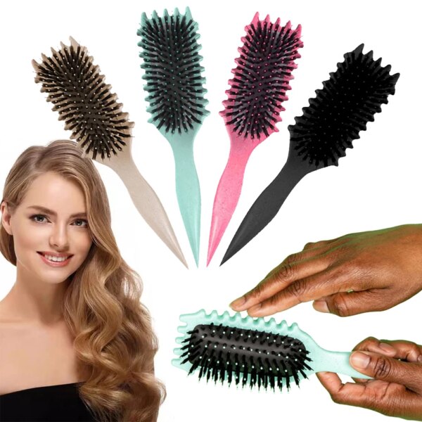 Define Styling Tangled Hair Comb Hollow Comb Hair Massage Air Comb Cushion Bounce Curl Brush Anti-static Styling Brush