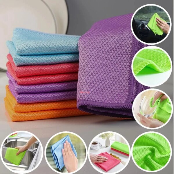 Dishes Dish Washing And Cleaning Cloths Dish Dishcloths For Microfiber Towels Sublimation Towels White Christmas Kitchen Towels