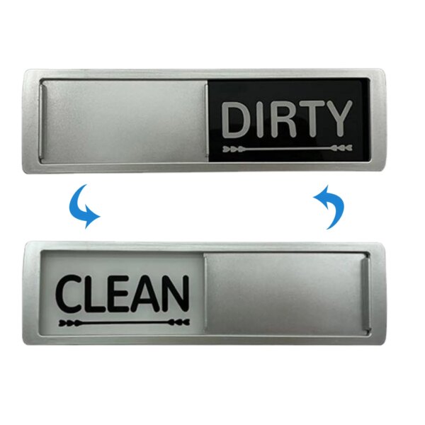 Dishwasher Magnet Clean Dirty Sign Non-Scratch Indicator Strong Magnet Ideal Signs For Home Kitchen Office Accessories