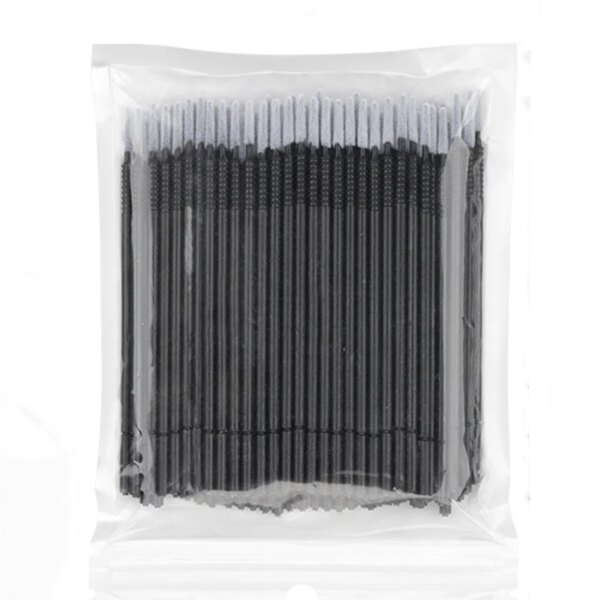 Disposable Long Head Micro Brushes Eyelashes Mascara Swab Lash Extension Tools For Makeup Applicator Wands