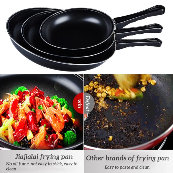 Frying Pan Non-stick Mini Thick Steak Flat Pan Iron Pancake Egg Fryer Kitchen Cookware Pan Pot with Non Stick Technology