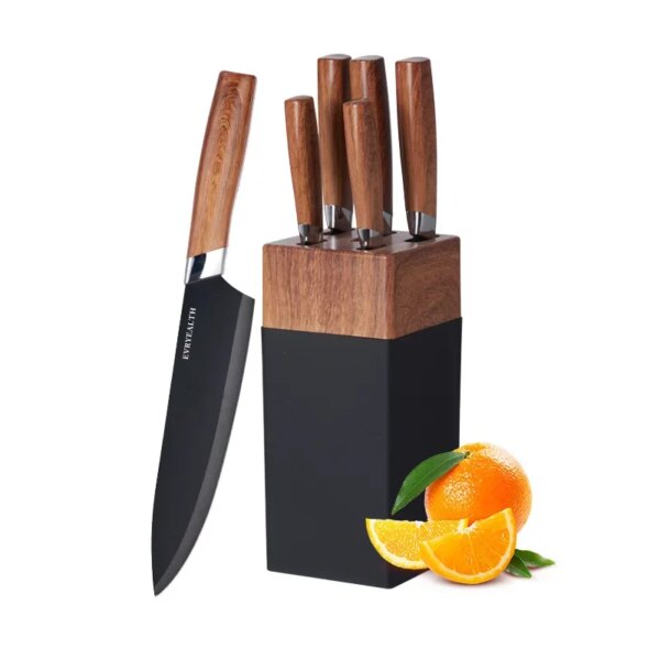 Kitchen Knives Set Chef Knives 6 Sets Stainless Steel Kitchen Knives Fruit Knife Peeler Chef Slicer Paring Knife Universal Knife