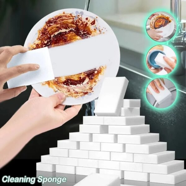 Melamine Sponge Magic Sponge Cleaner Eraser Melamine Sponge Cleaning for Kitchen Bathroom Supplies Cleaning Tool