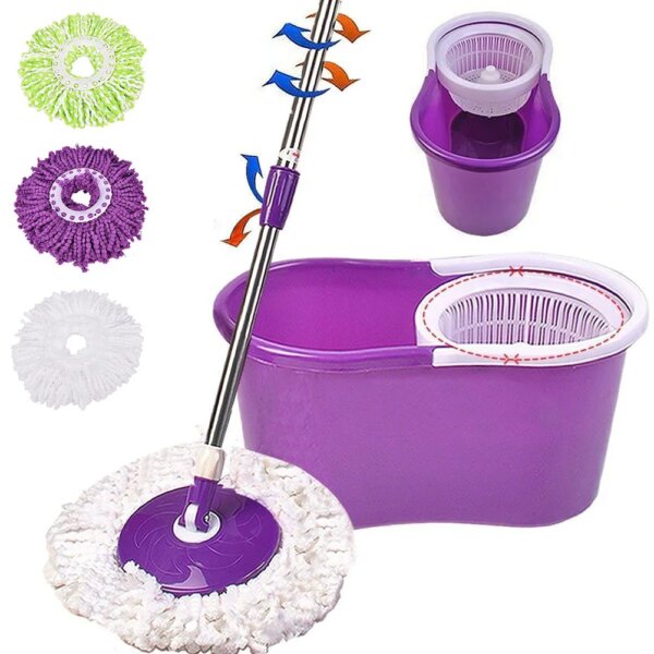 Microfiber Mops Head To Mop Home Clean Tools Refill For 360 Magic Easy Spin Water Dust Absorbing Household