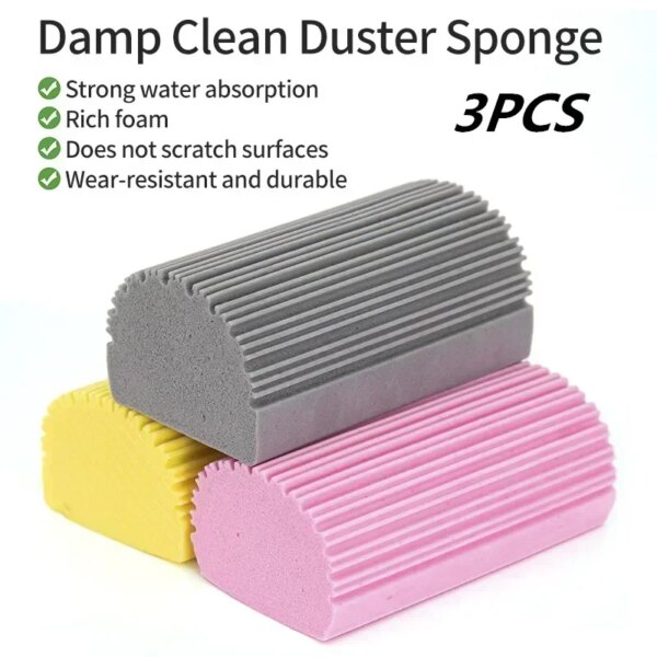 PVA Dishwashing Sponge Damp Clean Duster Sponge Water Absorption Cleaning Sponge Portable Cleaning Brush Esponja Polvo Limpieza