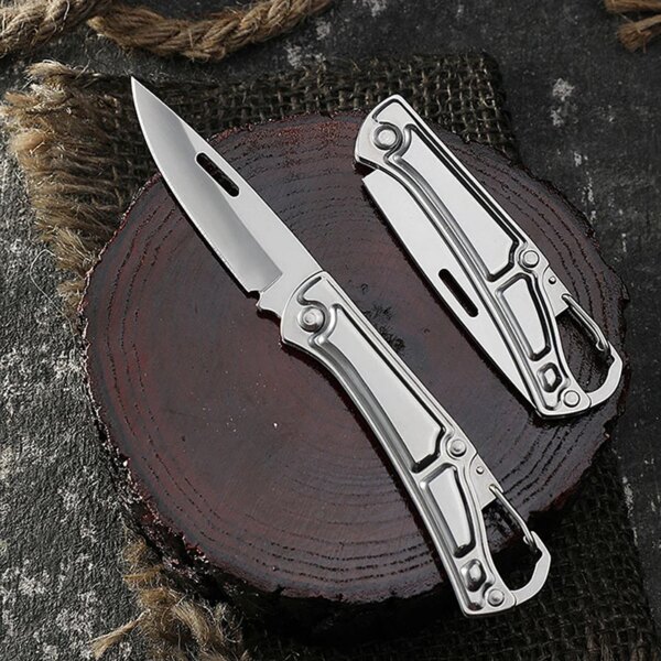 Portable High Hardness Mini Folding Knife Stainless Steel Survival Hunting Camping Self-defense Camping Knife Folding Knife Hot