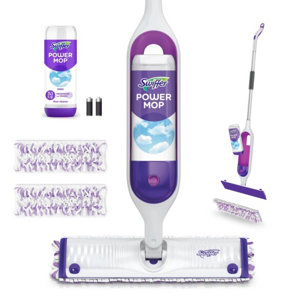 PowerMop Multi-Surface Mop Kit for Floor Cleaning, Fresh Scent