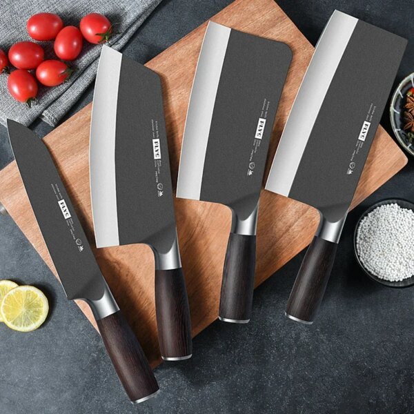 Professional Japanese Kitchen Chef Knife Set Meat Fish Vegetables Slice Chop Bone 9Cr18Mov Stainless Steel Butcher Cleaver Knife