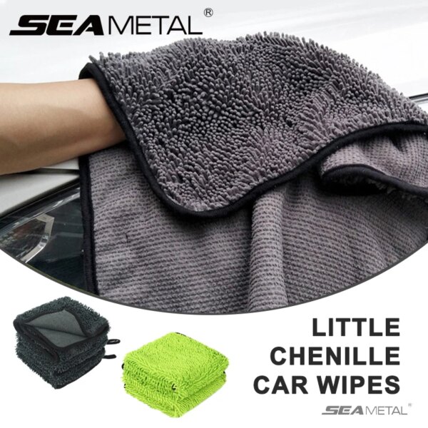 SEAMETAL 700GSM Car Drying Cloth 60X40CM Super-Absorbent Cleaning Towel Ultra-Soft Scratch-Free Cleaning Cloth for Car Detailing