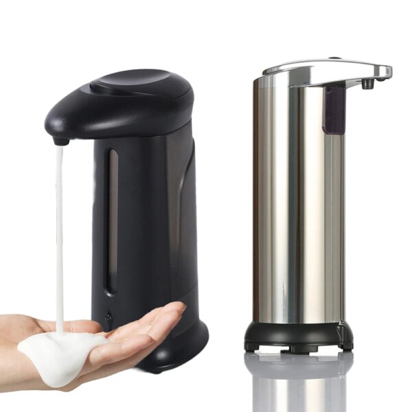 Smart Infrared Hand Washing Liquid Soap Dispenser Automatic Inductive Shampoo Soap Pump Dispenser for Bathroom Kitchen