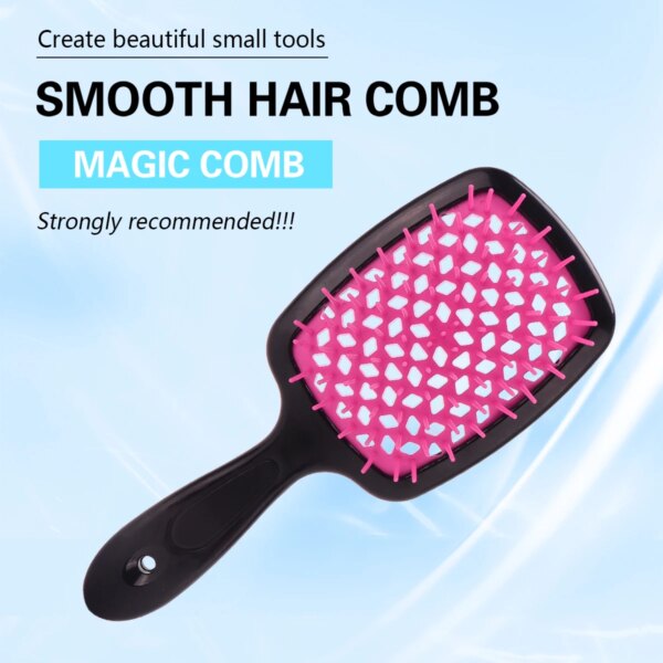 Women Air Cushion Comb Tangled Hair Comb Hair Brush Massage Anti-static Hollow Out Wet Curly Hair Brushes Barber Styling Tool