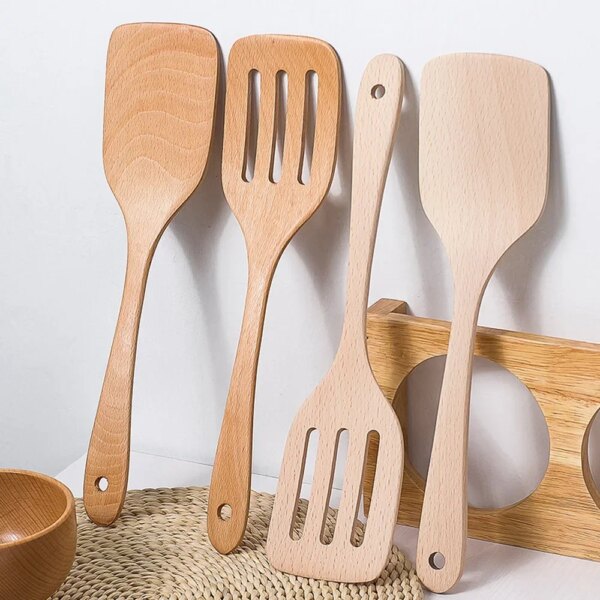 Wood Spatula Kitchen Accessories Non-Stick Cookware Cooking Tools Gift Wooden Shovel Kitchen Tool Kitchen Cooking Utensil Tool