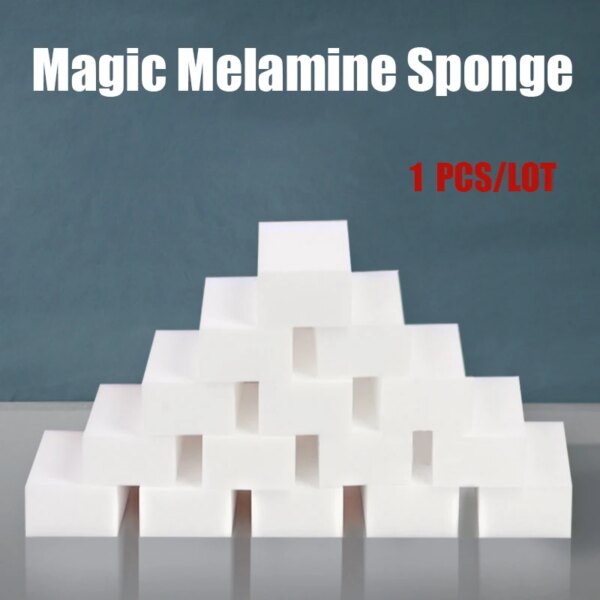 1 Pcs Melamine Sponge Magic Sponge Eraser Remove Stains for Car Detailling Cleaning Sponge Kitchen Office Bathroom