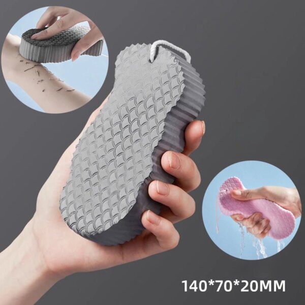 1 pcs Magic Sponge Children Bath Sponge Body Dead Skin Remover Exfoliating Massager Cleaning Shower Brush Peeling Sponge