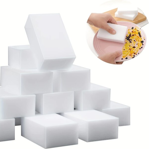 10/30 PCS Magic Cleaning Sponges Eraser Multi-Functional  Nanometre Sponge Foam Cleaning Pads 3.93x2.75x1.18in Home Nano Clean