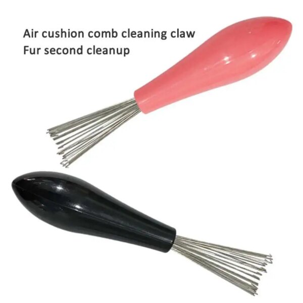 1PCS Plastic Handle Comb Cleaner Delicate Cleaning Removable Hair Brush Comb Cleaner Tool Handle Embeded Tool Hair Cleaner