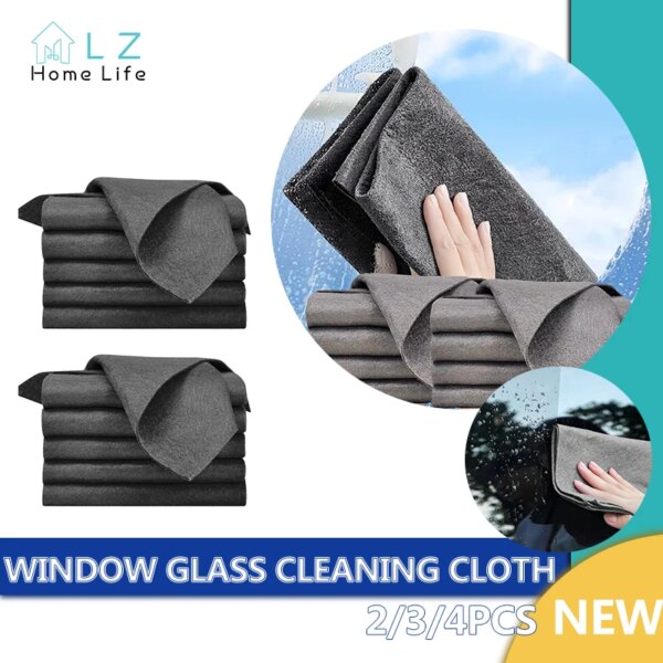 2/3PCS Thickened Magic Cleaning Cloth Reusable No Watermark Glass Wiping Cloth  Window Glass Cleaning Cloth Rag Kitchen Towel