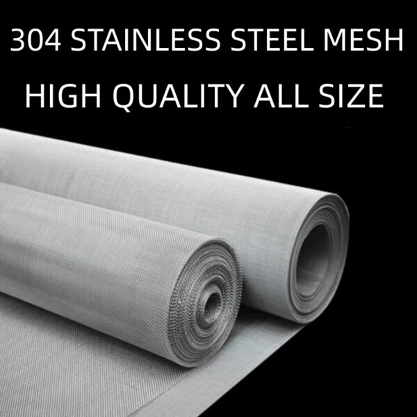 4 - 500 mesh,All Size 304 Stainless Steel Filter Wire Mesh Woven Wire Sieve Plate Screen Mesh