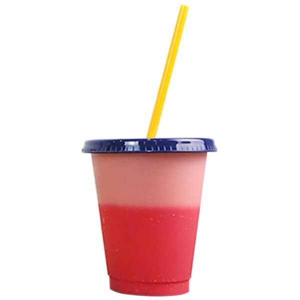 Color Changing Tumbler Cups Reusable Bulk Tumblers With Straws Plastic Cup Travel Tumbler Set For Adults & Kids