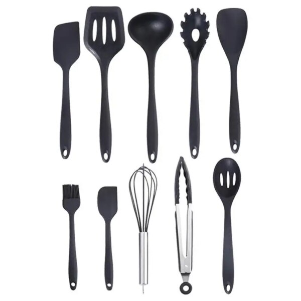 Cooking Utensils Set Heat Resistant Silicone Kitchenware Non Stick Cooking Utensils Kitchen Cookware Utensils Accessories