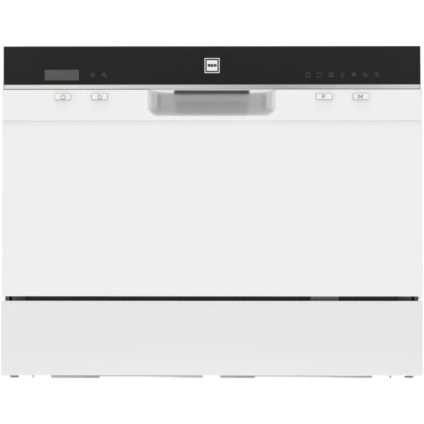 Counter Top Dishwasher, 6 Place Settings, Portable, White