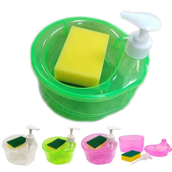 Creative Kitchen Detergent Automatic Liquid Dispenser Manual Sink Dishwashing Soap Dispenser Press Soap Dispenser Box