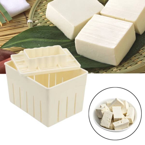 DIY Tofu Mold Kitchen Cooking Tool Set Kitchen Gadgets Homemade Plastic Tofu Press Mould Soybean Curd Tofu Making Mold