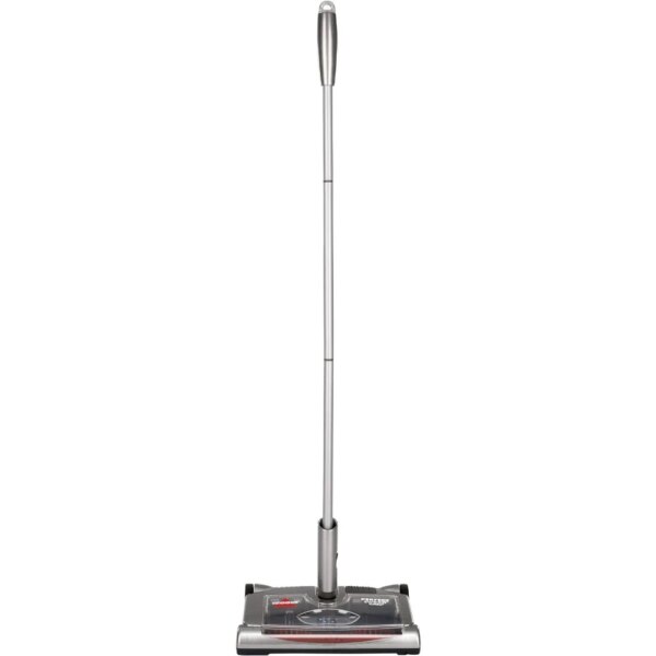 Electric Floor Sweeper Broom - Perfect Sweep Turbo, Features an Easy-to-Empty Dirt Cup and An Adjustable Metal Handle