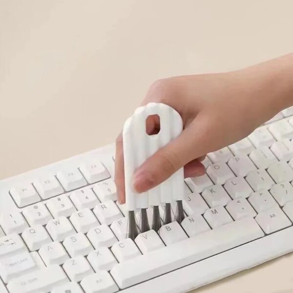 Flexible Cup Lid Brush Kitchen Household Keyboard Tool Milk Bottle Insulation Cup Slot Cleaning Multifunctional Cleaning Brush