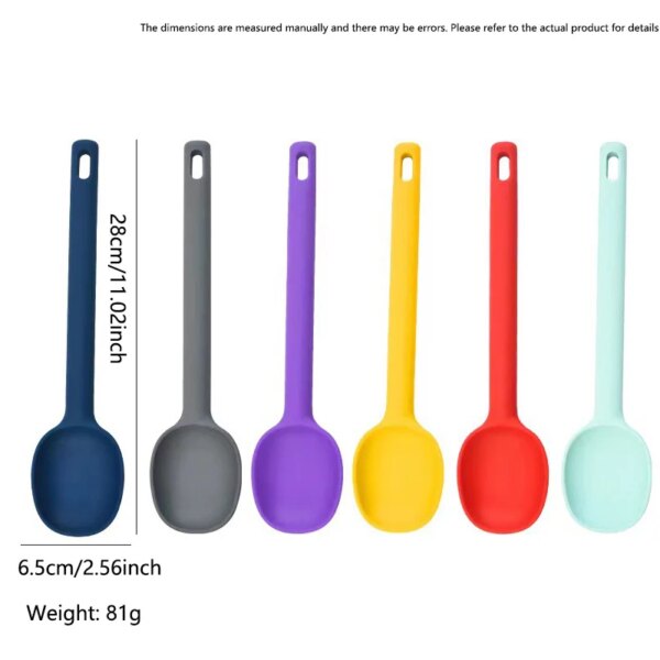 Heat Resistant Kitchen Tool Silicone Kitchen Soup Ladle kitchen silicone soup ladle spoon High Temperature Resistant Spoons