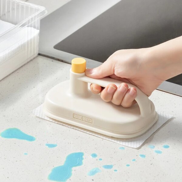 Kitchen Cleaning Brush Thickened Hundred Cleaning Cloth Sponge Block Bathtub Sink Cleaning Brush Household Cleaning Brush