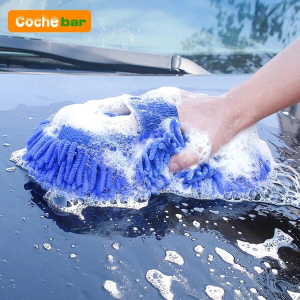 Microfiber Car Wash Sponge Cleaning Tools Car Detailing Care Brushes Chenille Washing Towel Car Acessories Auto Clean Gloves