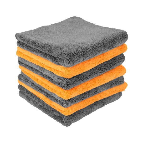 SEAMETAL Microfiber Towels Car Washing Cloth Multipurpose Extra Plush Fiber Edgeless Cleaning Towel Car Detailing Cleaning Rags