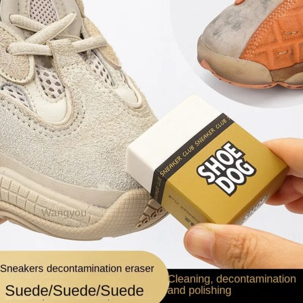 Shoes Eraser Portable Suede Sheepskin Matte Leather Fabric Care Shoes Cleaning Tools Leather Cleaner Rubber Block Shoe Brush