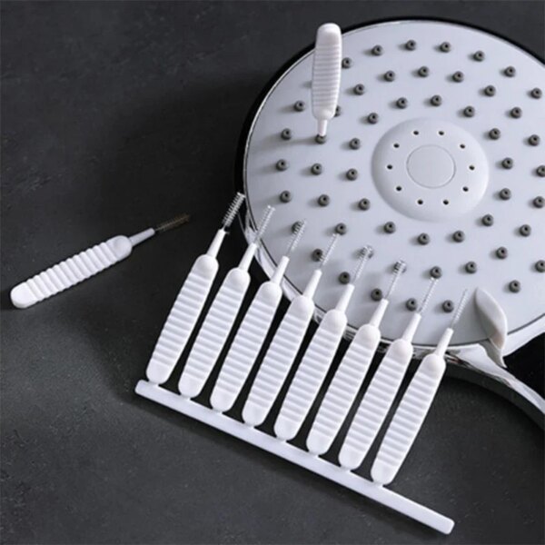 Shower Head Cleaner Bathroom Micro Nylon Brush  Anti-clogging Cleaning Brush Mobile Phone Hole Washing Tools Toilet Accessories